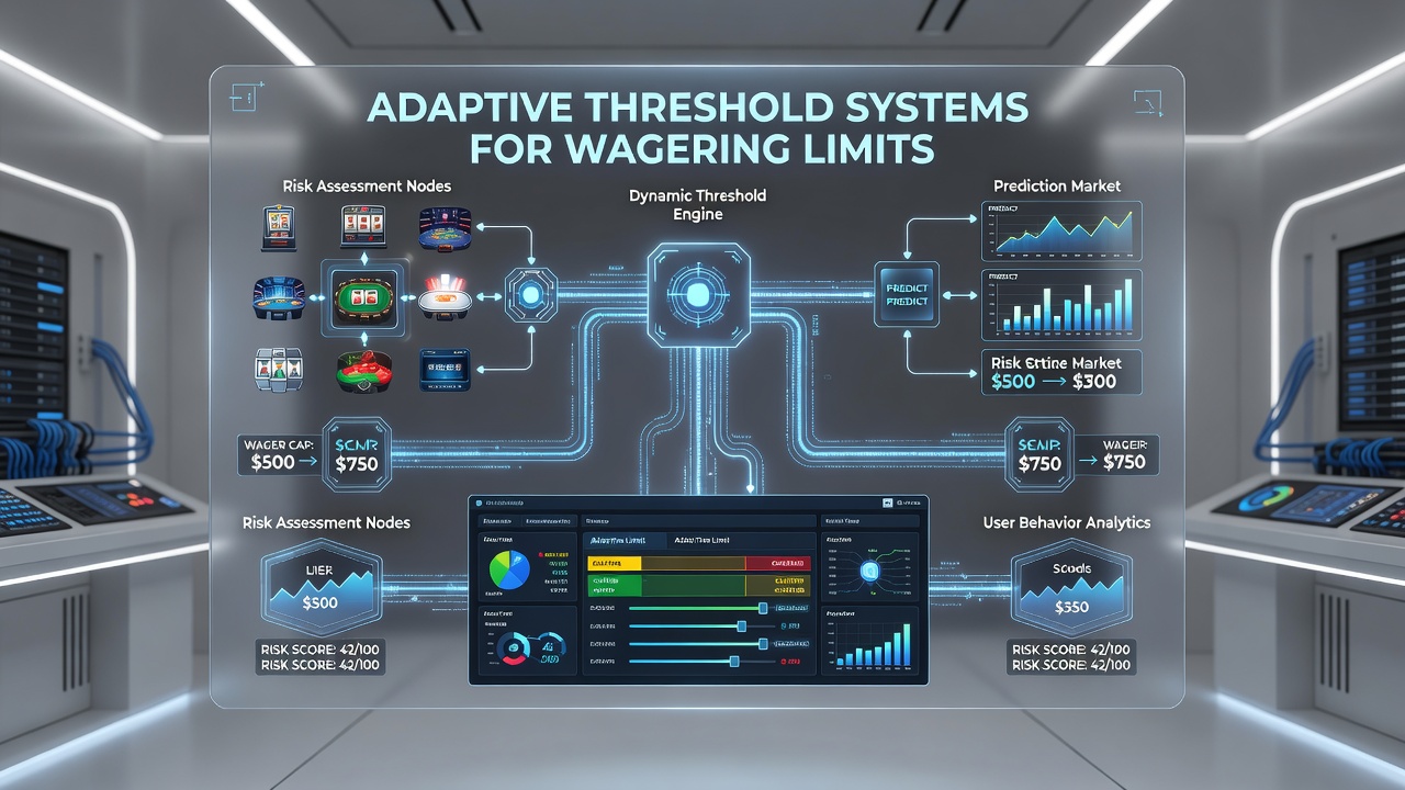 Flowchart illustrating data synchronization between gaming platforms and adaptive limit engines
