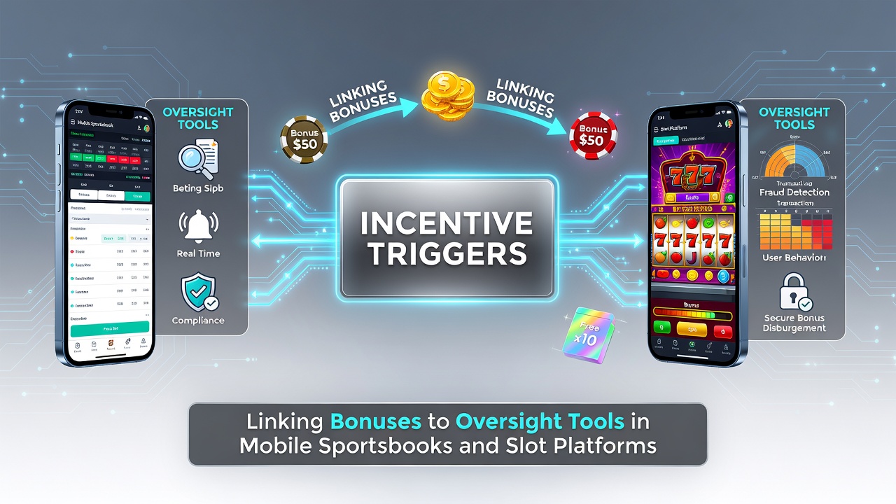 Slot game screen showing bonus eligibility notification alongside active session time and spend monitoring tools