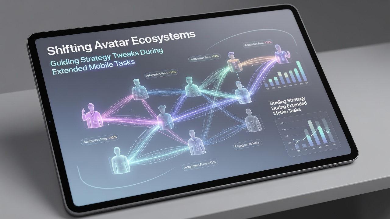 Close-up view of avatar updates in a sports forecast application during a prolonged user session