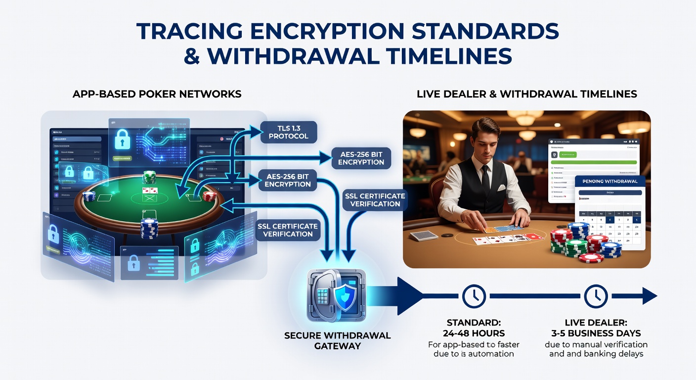Flowchart showing encrypted withdrawal request paths and processing stages in mobile gaming platforms